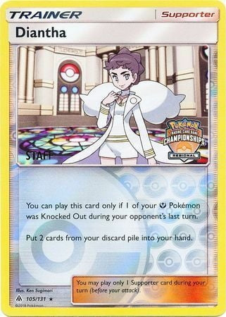 Forbidden Light Diantha #105 Regionals Staff Promo